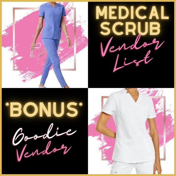 Medical Scrub Vendor & Manufacturer List Etsy