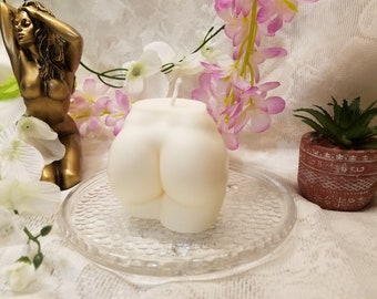 Curvy Booty Candle,  Bum Candle, Aromatherapy Candle, Natural Essential Oil,  Female Torso Candle,  Butt Candle, Bootie Candle