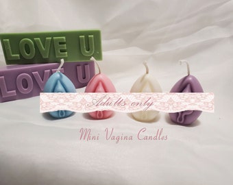 Mini Vagina Candle, Party Aromatherapy Candle,   Female Torso Candle,  Butt Candle, Bootie Candle, Mature