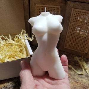 Large Goddess Torso Candle,  Naked Sensual Art, Lady Candle, Body Beautiful Aphrodite, Novelty Woman Candle, Gift for Him, Gift for Her,