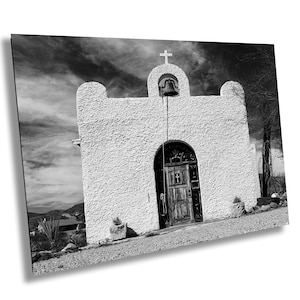 Historic Terlingua Church - Desert Architecture Wall Art