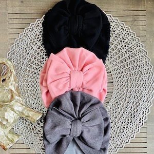 TURBANS POUR Bambins | Bonnet turban avec nœud pour bébé | Turban avec nœud pour tout-petit, Bonnet pour tout-petit | Bandeau avec noeud | Super idée cadeau pour bébé !