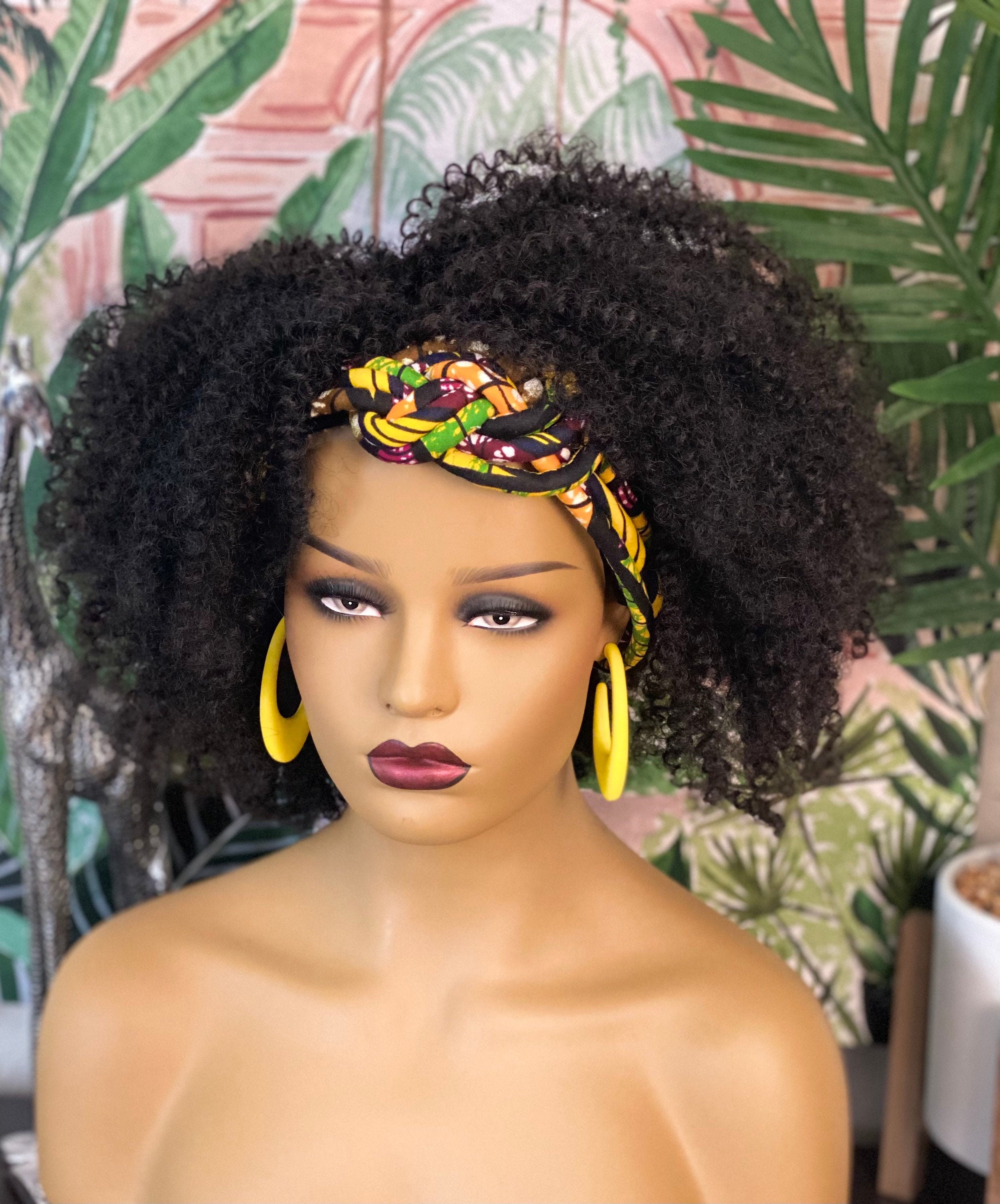 AFRICAN TWISTED Headband Stylish Elastic headband Ankara Etsy