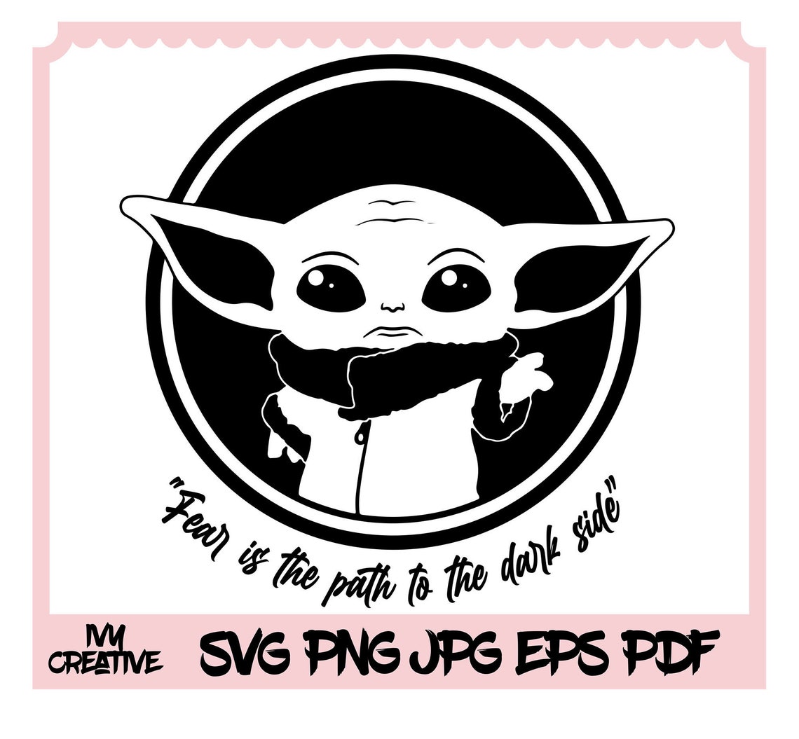 Baby Yoda Quote for Cricut Star Wars Inspired Clipart Cut Etsy