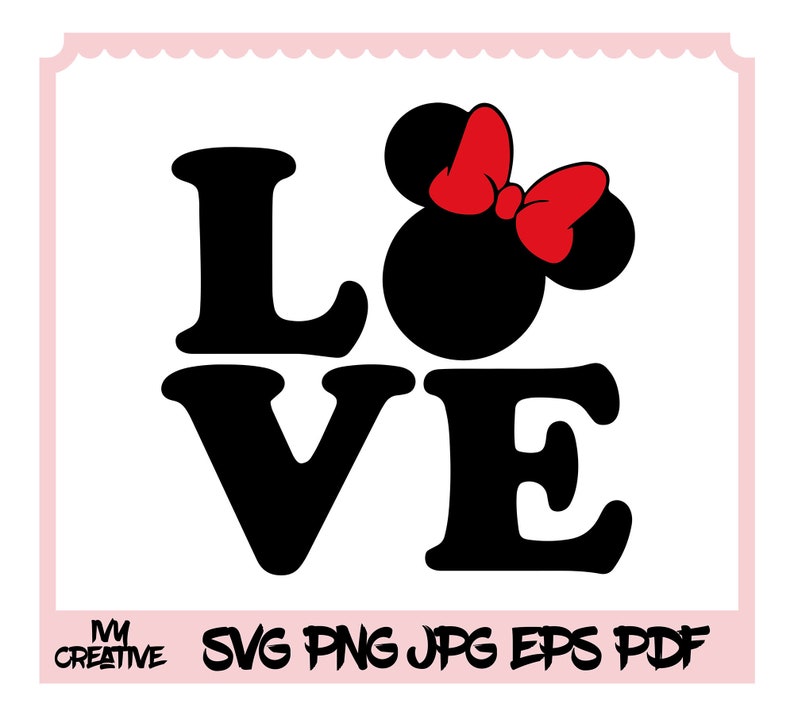 Download Print File Disney Cricut Sticker Minnie Love Svg Bow Clip Art High Quality Free License Art Collectibles Digital Truongsinhhoc Com Vn