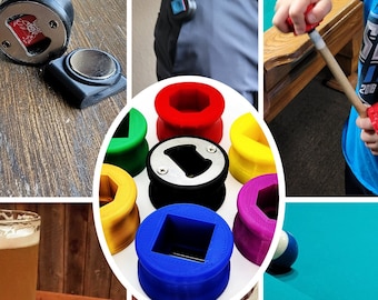 Pool Chalk Holder with magnetic belt clip