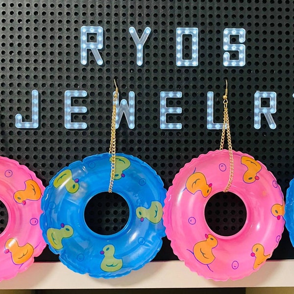 Swimming Earrings Etsy