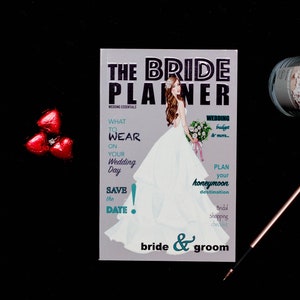 The Bride Planner, Wedding Planner, Wedding Journal, Planner, Journal Aubergine