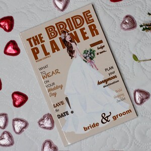 The Bride Planner, Wedding Planner, Wedding Journal, Planner, Journal Pumpkin