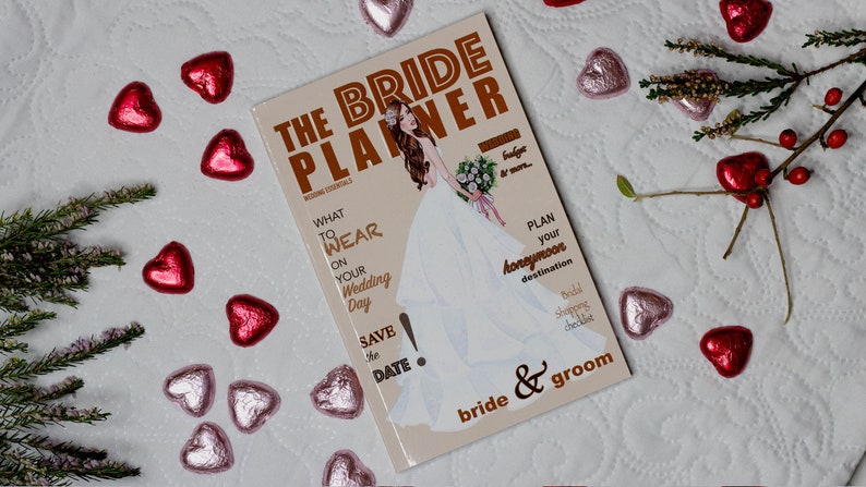 The Bride Planner, Wedding Planner, Wedding Journal, Planner, Journal Pumpkin
