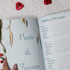 The Bride Planner, Wedding Planner, Wedding Journal, Planner, Journal bild 5