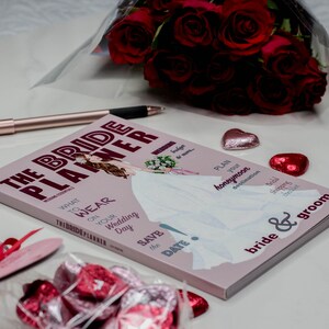 The Bride Planner, Wedding Planner, Wedding Journal, Planner, Journal Merlot