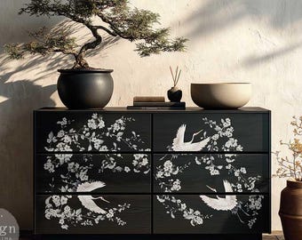 Silver Wings Decor Transfer - Furniture Decal by Redesign with Prima