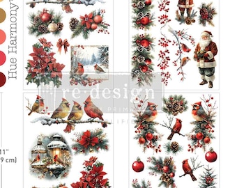 Feathered Noel Middy Transfer - Redesign with Prima Decal