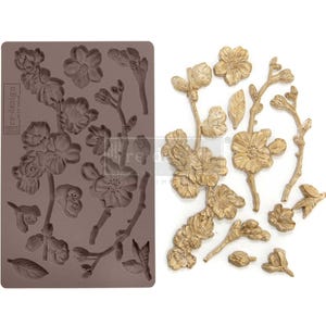 Cherry Blossoms Silicone Mold - Redesign with Prima Decor Mould