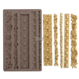 Elegant Borders Mould by ReDesign With Prima - Decor Mould for Furniture Applique