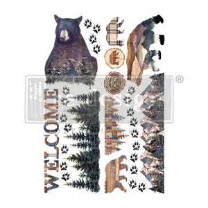 Cabin Getaway Transfer ~ Redesign with Prima Decor Transfer, Furniture Decal