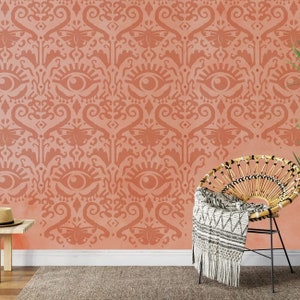 All Seeing Ikat Pattern CeCe Decor Stencil 18&quot;×25&quot; Redesign with Prima Large Furniture Stencil