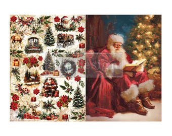 Everlasting Light - A4 Decoupage Paper Pack - Redesign with Prima