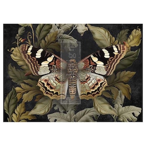 Butterfly Conservatory Tales Decoupage Paper - Fiber Paper by Redesign with Prima - Butterfly Decoupage