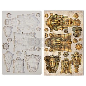 Queens of Steam Silicone Mold - Finnabair by Redesign with Prima Decor Mould - Furniture Mold
