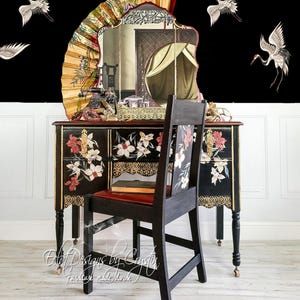 Wildflowers Transfer - Rub On Furniture Decor Transfer, Redesign with Prima Decal