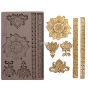 Agadir Patterns Silicone Decor Mold - ReDesign With Prima Decor Mould