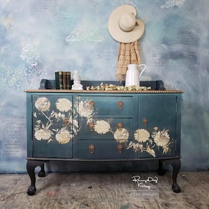 Vintage Rustic Furniture Transfer, Redesign with Prima Decor Transfer 24&quot;x35&quot;