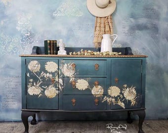 Vintage Rustic Furniture Transfer, Redesign with Prima Decor Transfer 24&quot;x35&quot;