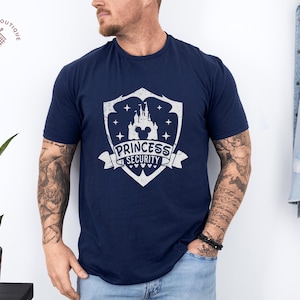 Princess Security Shirt, Funny Dad Gift Tee, Disney Family Trip T-Shirt, Boyfriend Birthday, Disneyland Vacation, Fathers Day Dad Sweatshirt