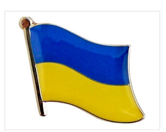 Ukrainian Flag Collectable Lapel Pin