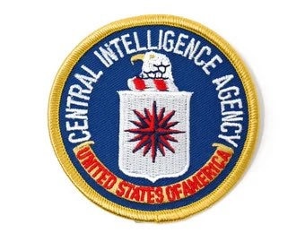 CIA Embroidered Iron on patch