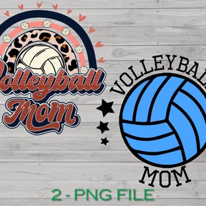 Volleybal moeder png sublimatie en cricut clip art ontwerp