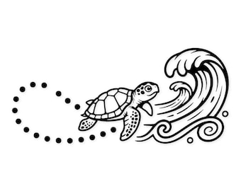 Profile Turtle Design Turtle Profile Svg Png: Minimalist Clean Design for Cricut - Etsy