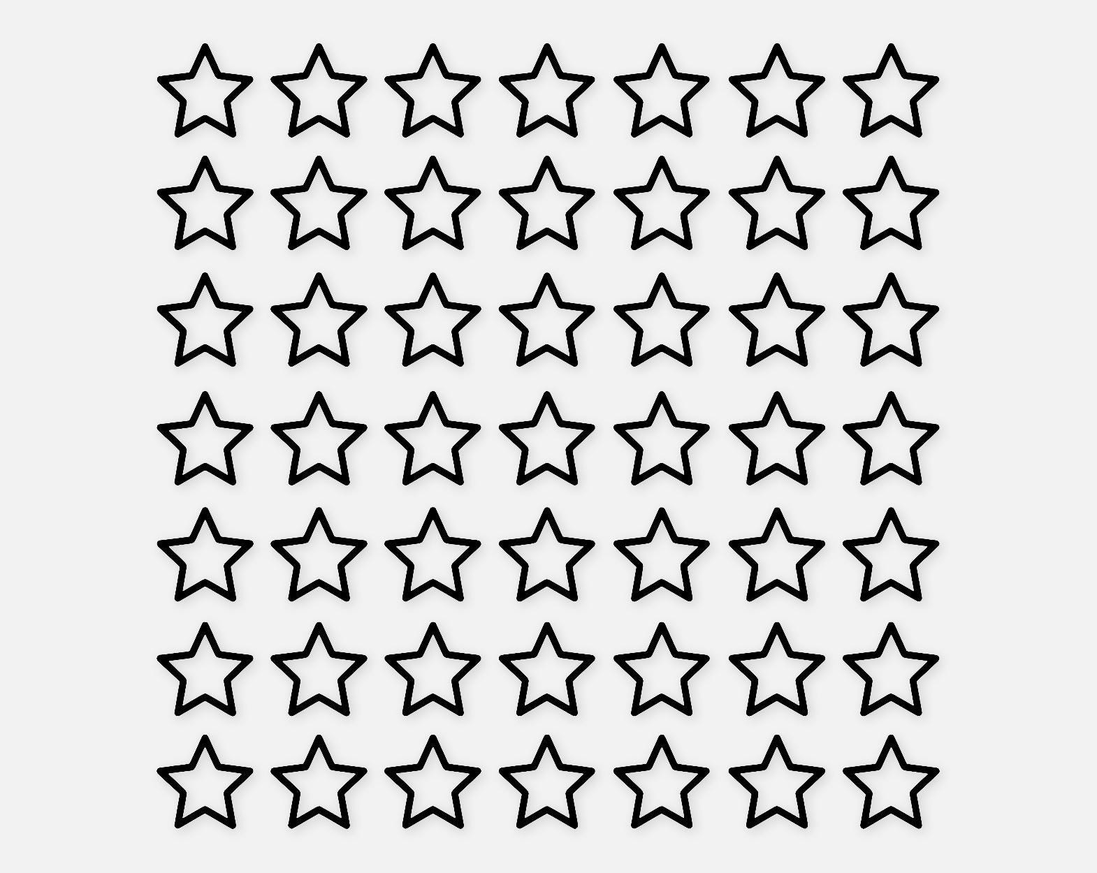 Star Underline Pattern Star Outline Pattern Svg Png: Bold Design for Crafts - Etsy