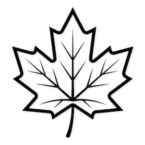 Classic Maple Leaf Svg Png: Cut Ready Digital Design For Cricut Silhouette