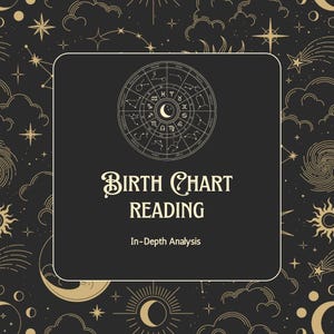 Leitura aprofundada do mapa astral (PDF e opção de videochamada individual) *SOMENTE DIGITAL*
