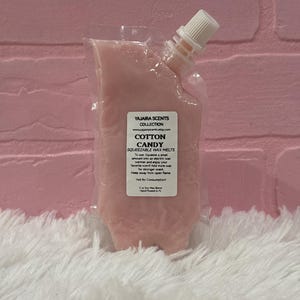 Cotton Candy 3oz, 6.5oz, 7oz and 7.5oz Squeezable Wax Melt | Soy Wax Melts | Sweet Scents