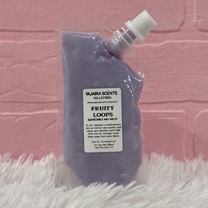 Fruity Loops- 6.5oz Highly Scented Squeezable Soy Wax Melt and 3.5oz Scoopable Wax Melt– Best Seller