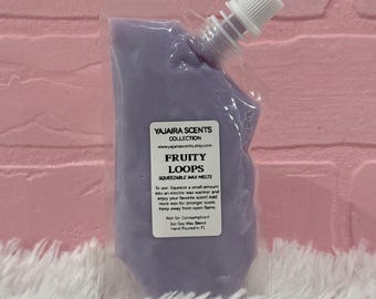 Fruity Loops- 6.5oz Highly Scented Squeezable Soy Wax Melt and 3.5oz Scoopable Wax Melt– Best Seller