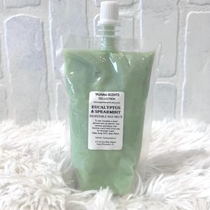 Eucalyptus and Spearmint 6.5 oz Wax Melt | Soy Wax Melts | Squeezy Wax Melts