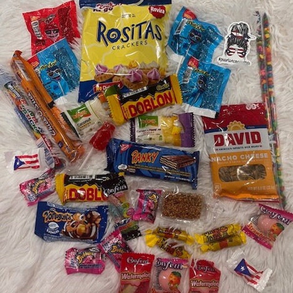 Buy One get One Free - Adelita's P.R. Sweets Box / Candy Box / Boricua/ Puerto Rican Inspired /Candy Collection/ Limited Edition