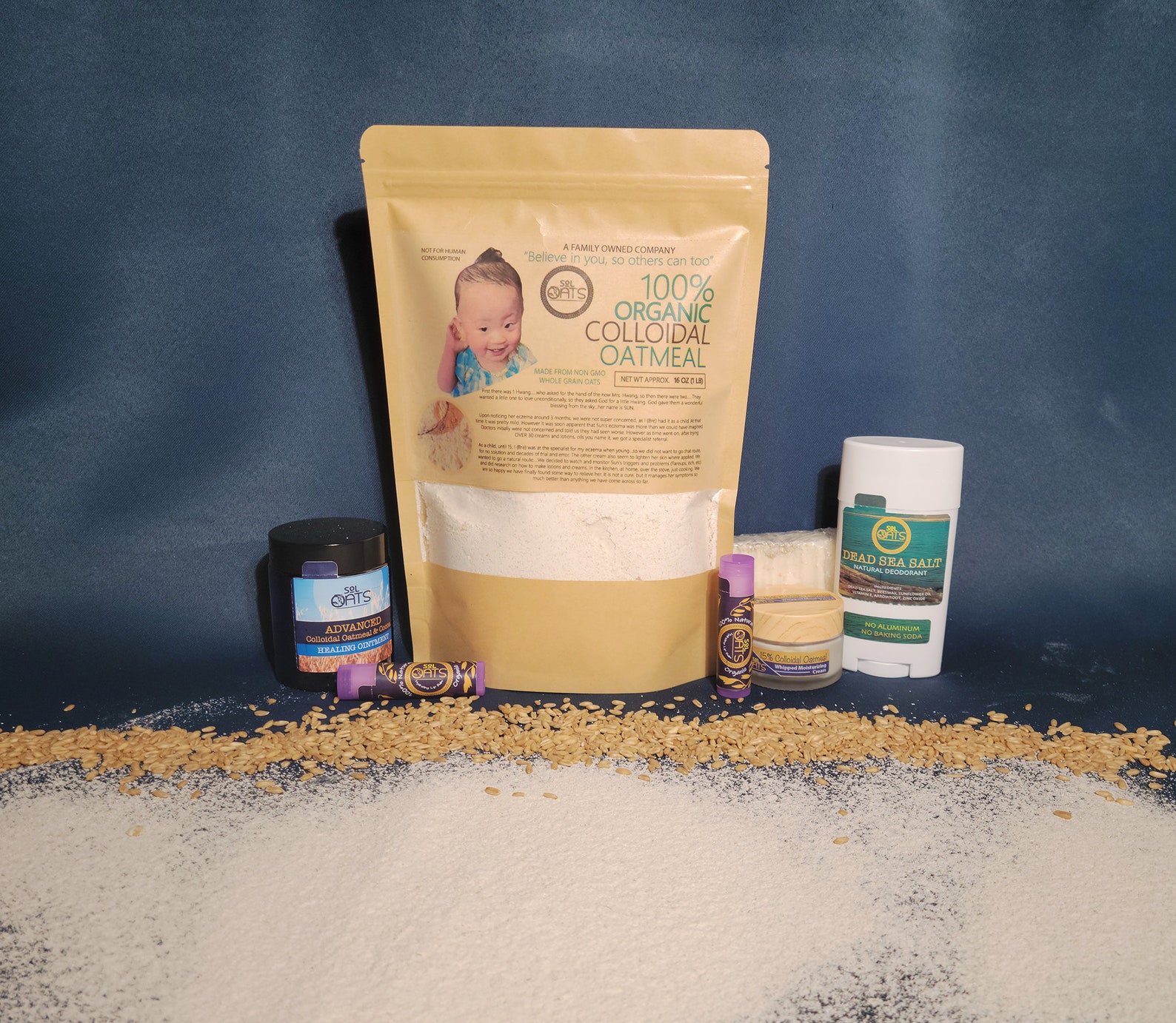 1LB 16oz Colloidal Oatmeal Powder Organic Non Gmo Etsy