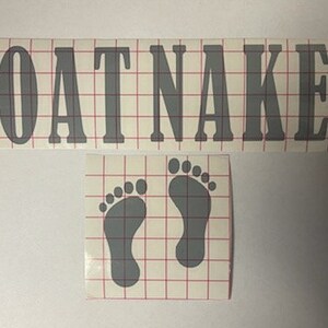 Boat Naked Vinyl Decal - Boat Decal, Boating Decals, Decals, Bumper Stickers, Boating, Boat Gifts, Boat Life, Custom Boat Stickers