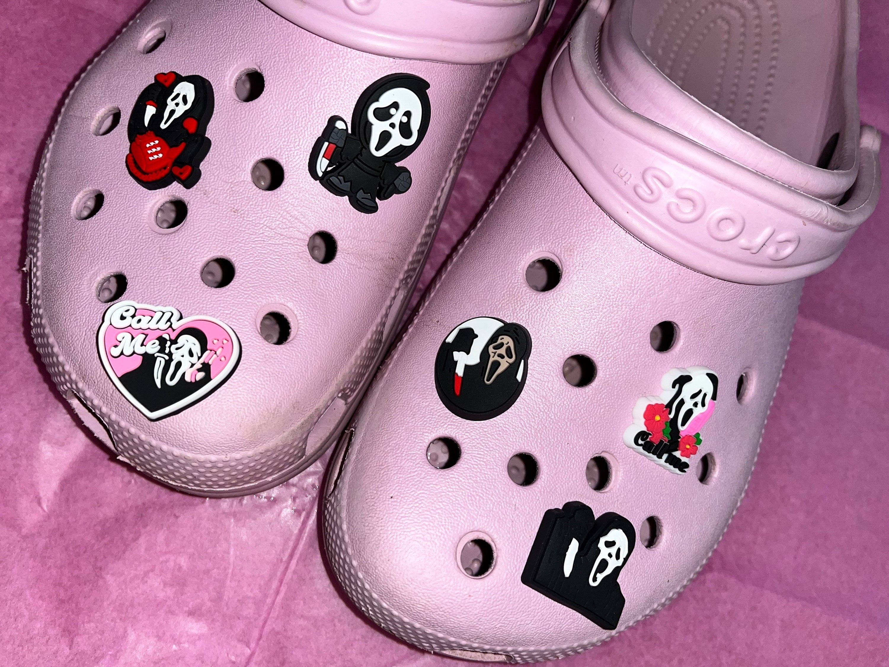 Coraline Croc Charms, Halloween Croc Shoe Charms, Horror Shoe