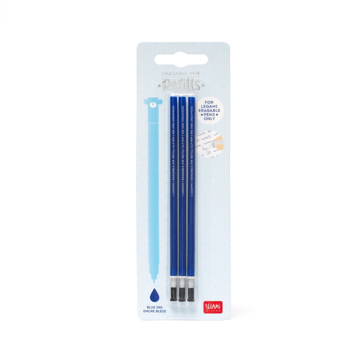 PATIKIL Ricariche per Penna Gel Retrattile, Set di 100 Pezzi di Ricariche per Penna a Inchiostro Gel Nero, Punto Fine da 0,5mm per Ufficio Casa