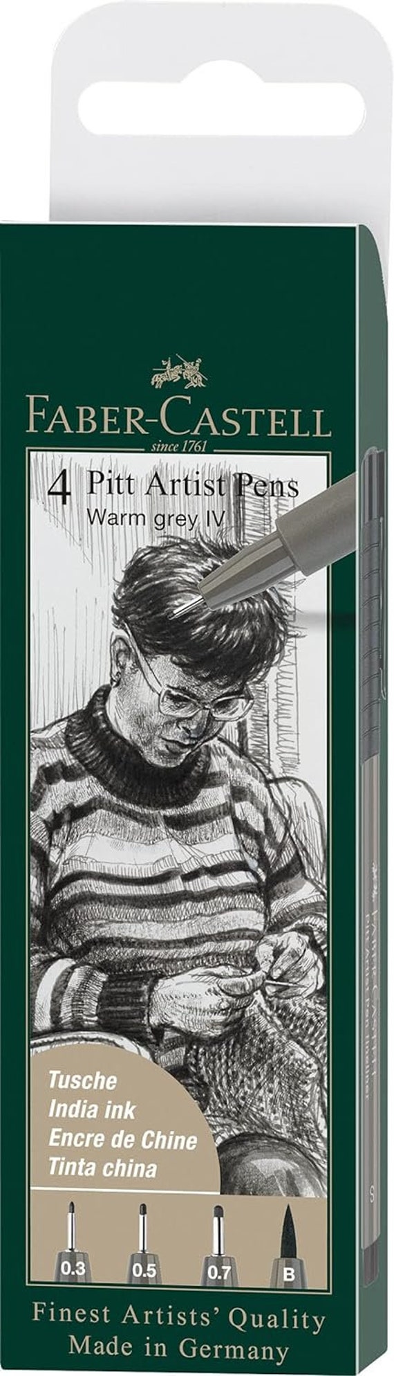 Faber-Castell Pitt Artist Pen Metallic Gold And Silver - View #11