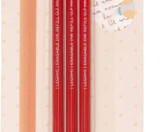 18 stuks kleurrijke uitwisbare vullingen, reservevullingen voor Legami pennen, navullingen met uitwisbare inkt in 9 kleuren, hoogte 13 cm, geschikt voor ontwerpen, notities en tekeningen (0,7 mm