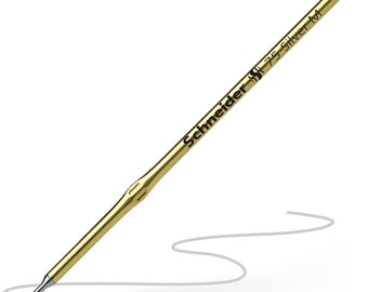 Silver Ballpoint Pen Refill - Schneider 75 - Medium - Silver