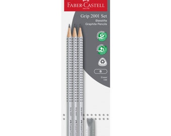 Faber-Castell Grip Pencil and Eraser Cap set